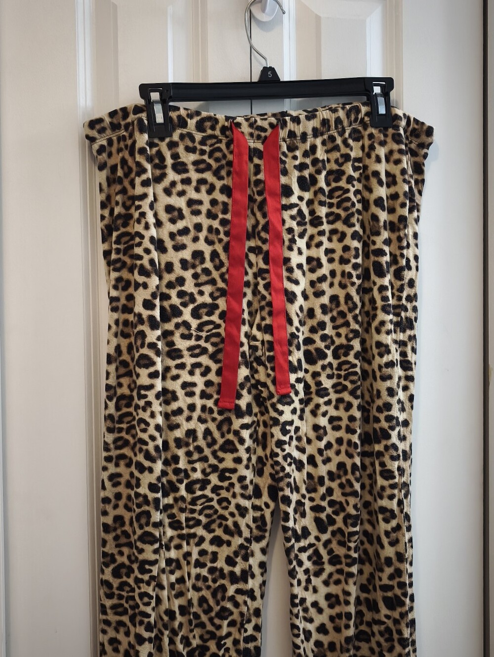 Gilligan & Omalley Leopard Print Button-Up Pajama Set - Picture 8 of 10